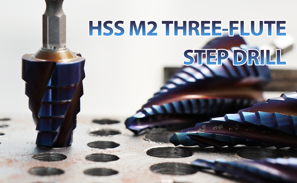 HSS Step Drill Bits for metal sheet