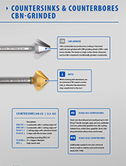 Countersink CBN-Grinded