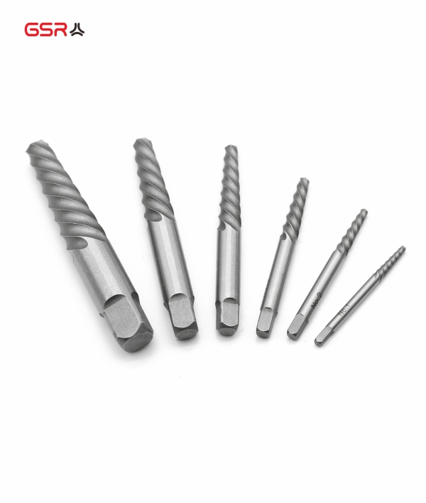 A Spiral Fluted Screw Extractor Set
