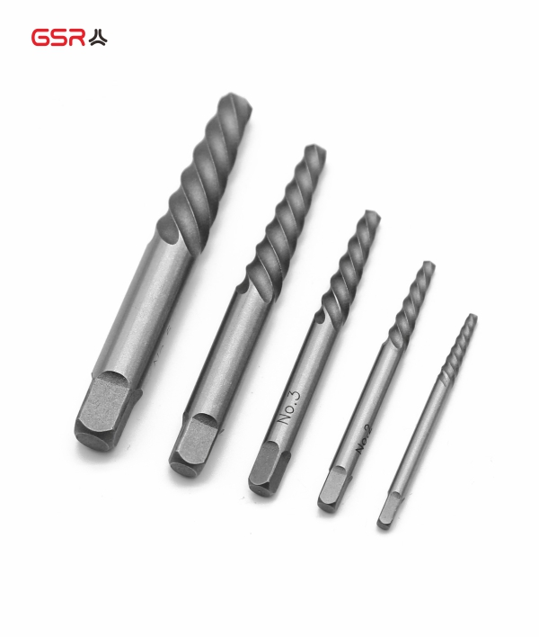 A Spiral Fluted Screw Extractor Set