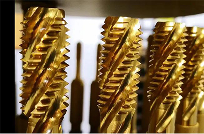Why titanium nitride coating is widely used on machine taps
